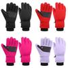 Waterproof Kids Ski Gloves Insulated Warm Winter Gloves Split Finger Design For Cold Weather Outdoor Activity