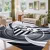 Sevilla FC Design Crystal Velvet Rug Soft Decorative Mat for Bedroom Entrance