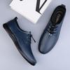 Genuine Leather Men's Oxford Shoes Office Business Casual Shoes Fashion Lace-up Male Formal Dress Footwear Derby Shoes Sneakers