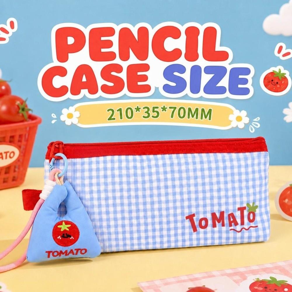 Cartoon Style Pen Bag Fruit Pattern Stationery Bag Cute Design Pencil Case Girl
