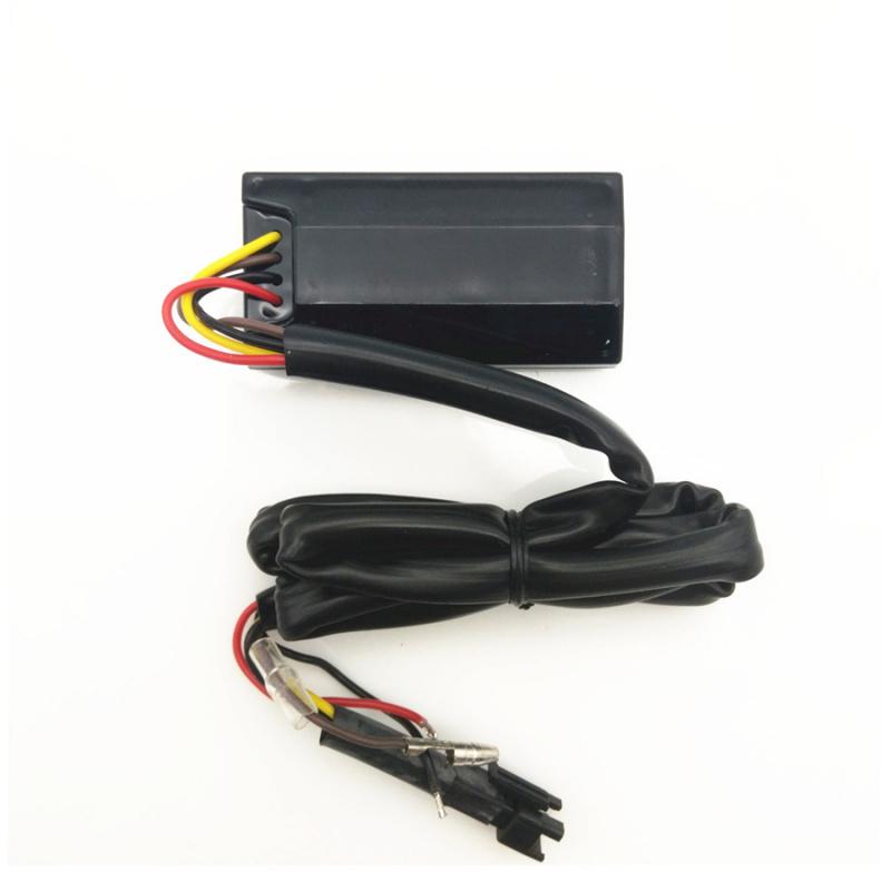 Motorcycles Mini Red Lcd Tachometer Gauge Tach Hour Meter 0~20000 Rpm Universal