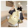 Fashionable Large Capacity Korean Style Backpack Waterproof Nylon School Bag For Men And Women
