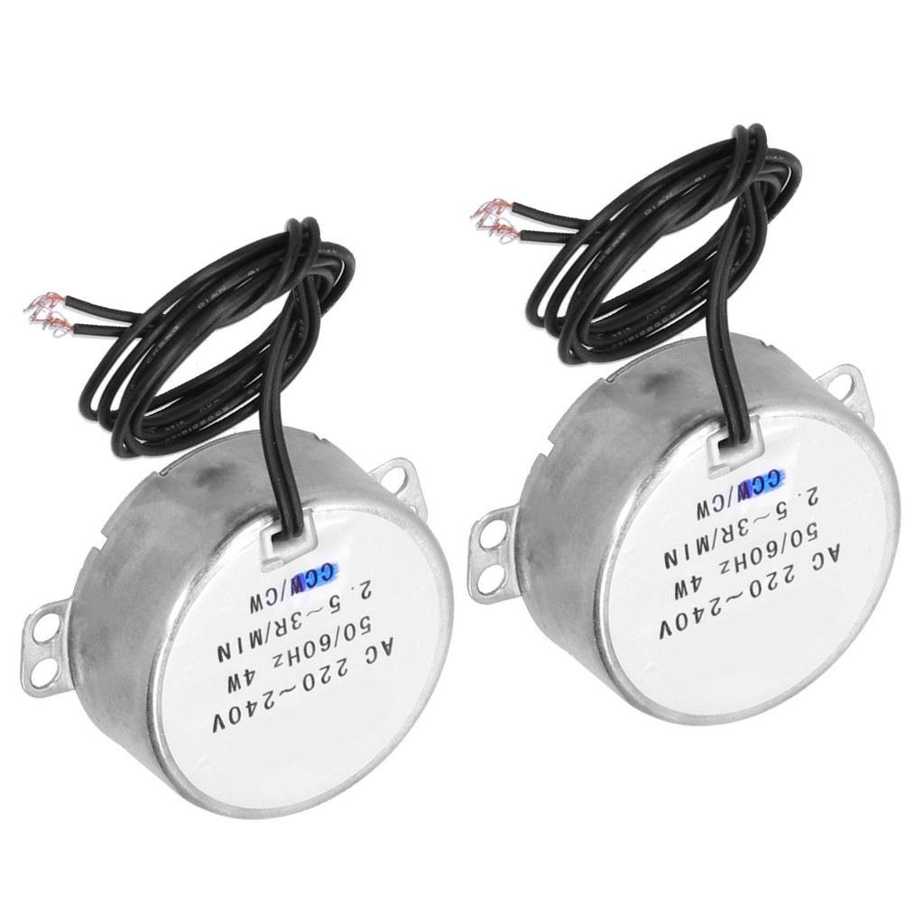 2 Stück Synchronmotor Mikro Richtungs-CW-Steuerung Maschinenteile AC220?240V 4W 2.5?3 U/min