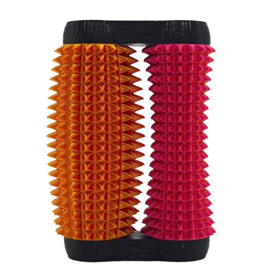 Handheld Fidget Toy Little Ouchies 3D Printed Spiky Roller Portable Stress Relief Sensory Toy for Anxiety Relief Teens Adults Gifts