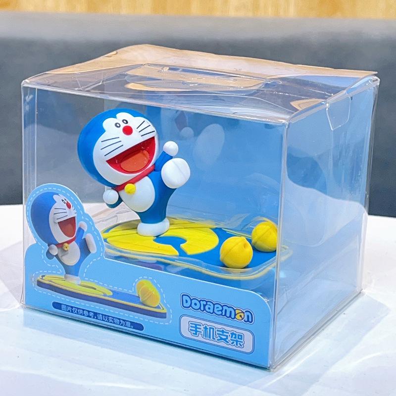 Doraemon Cartoon Phone Holder: Creative Desktop Ornament & Gift