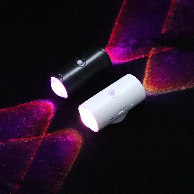 Rechargeable Led Night Light With Motion Sensor Dimmable Wall Lamp Indoor Ambient Lighting For Corridor Stair Entryway Closet