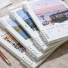 1Pc A5 The Journey of Life Series Loose Leaf Notebook Journal Thickened Quality Paper Student Travel Scenery Notebook