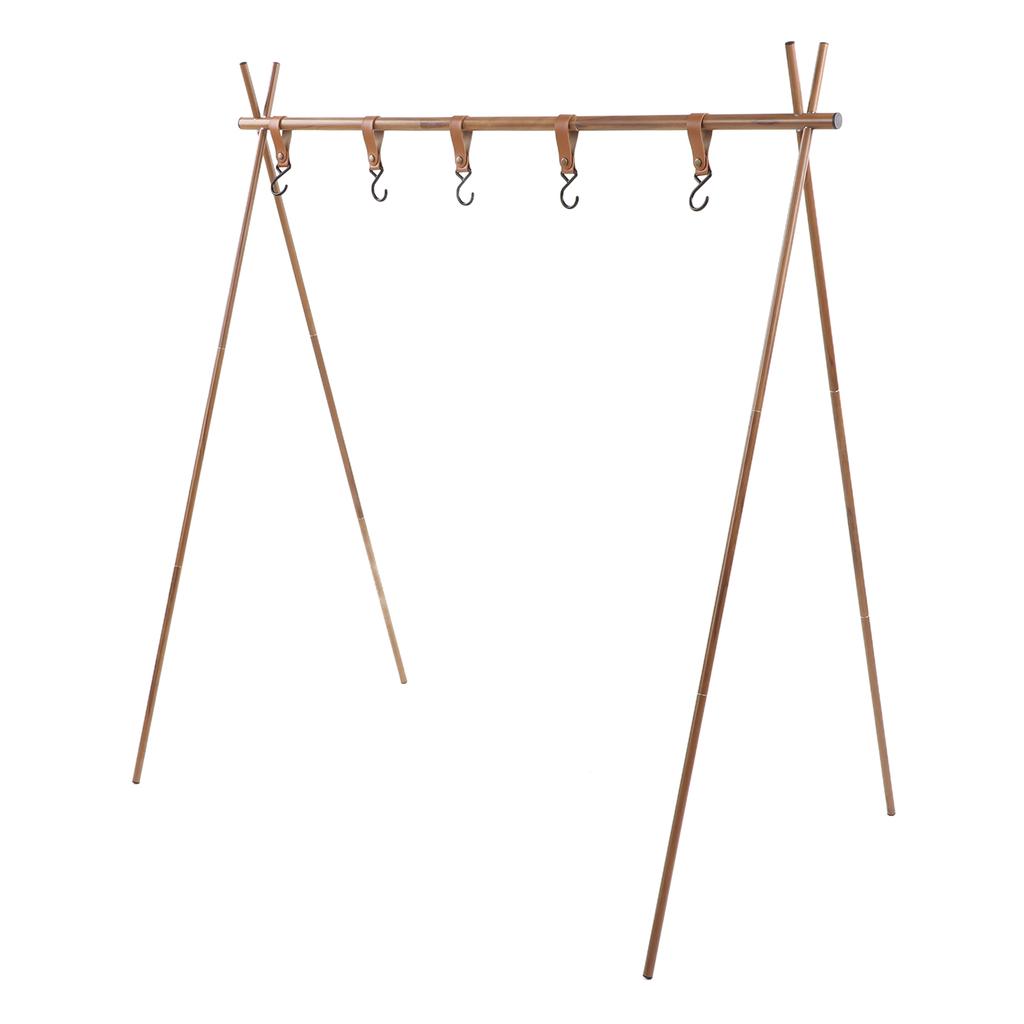 Lightweight Camping Hanging Rack Hook Design Aluminum Alloy Outdoor Camping Hanging Rack for BBQ