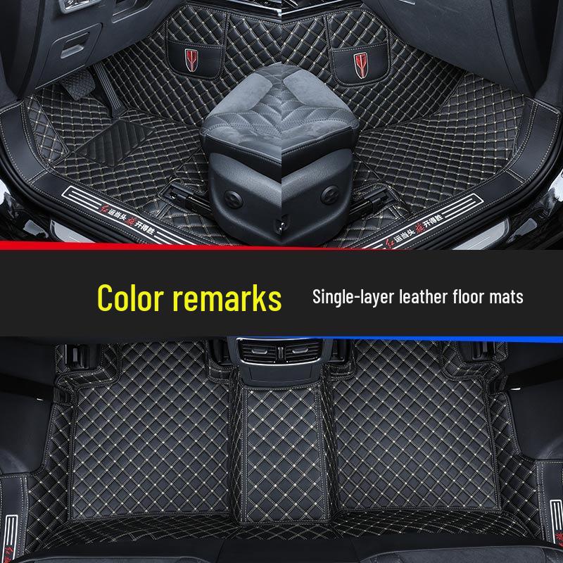 Custom Leather Floor Mats for Hongqi HS5 (2019-2025) - Interior Accessories & Style 2022 Hongqi HS5