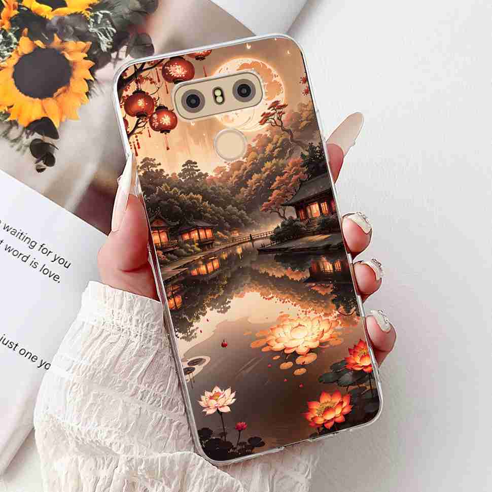 Para LG G6+ 5.7" Funda Diseño de Moda Patrones Silicona Suave TPU Cubierta Para LG G6+Plus LG G6 H870 H873 Fundas de Teléfono Resistentes a Golpes