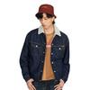 Lee FW22 Faux Shearling Rider Denim Single-Breasted Cotton Jacket Men jackets LMT0040113HH00F898L00