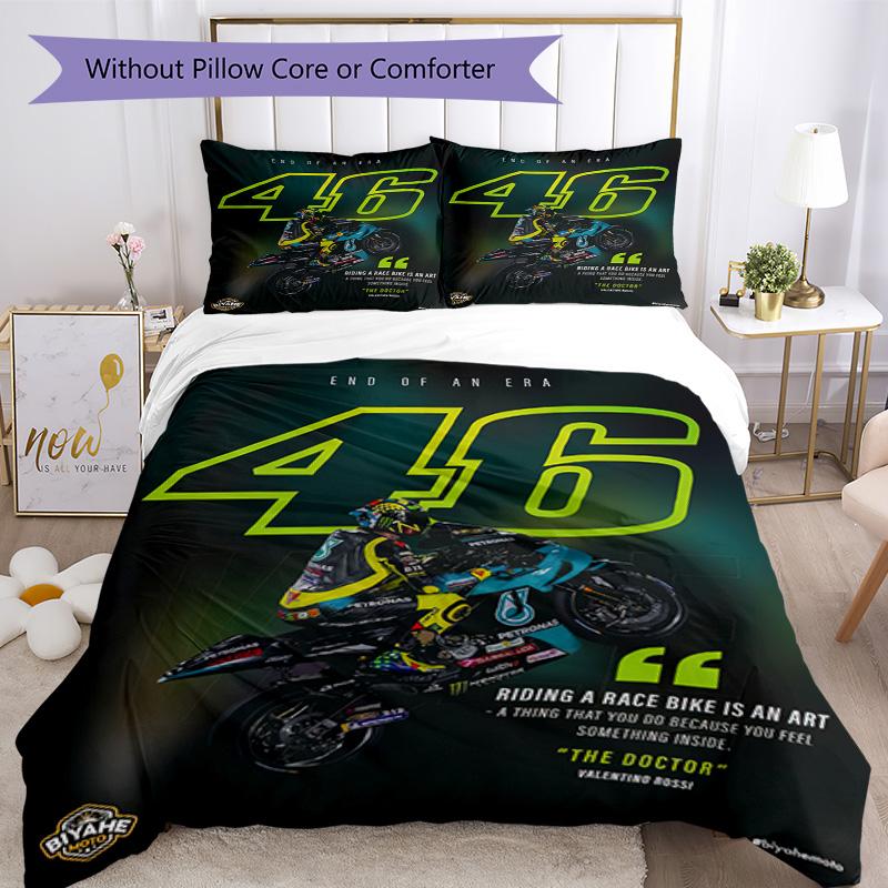 Doctor Valentino Rossi Bedding Set Breathable Duvet Cover With Pillowcases Home Decoration Birthday Gift