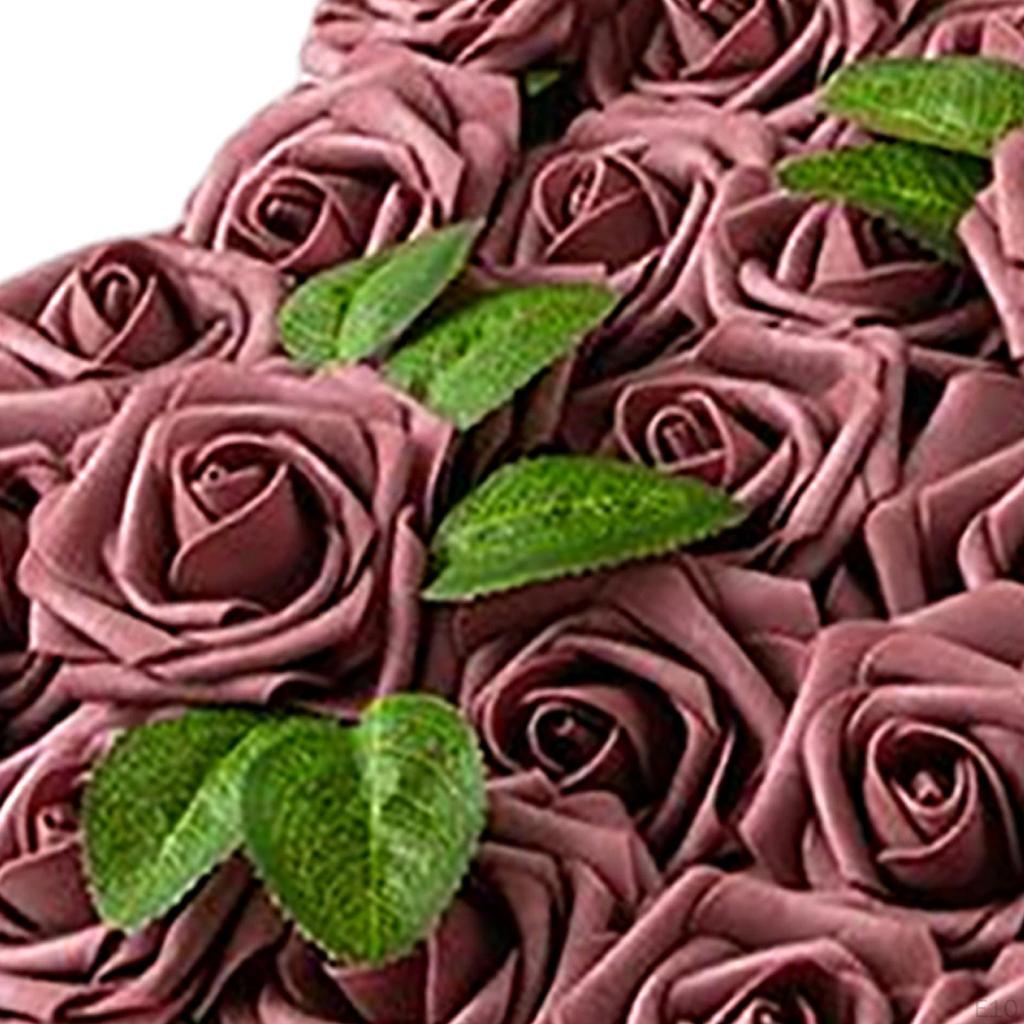 25Pcs Foam Rose Bulk with Wedding Bouquets Centerpieces Bridal Shower Party Home DIY Artificial
