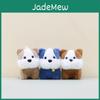 Porte-clés Chien en Peluche Adorable Pendentif Chien Dessin Animé Mignon Jouet Doux Cadeau Pour Enfants