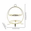 Cake Stand Light Luxury Dishwasher Dessert Holder for Afternoon Tea,