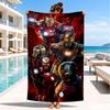 Iron In Action Beach Towel, Super Soft Microfiber, Perfect Gift for Her/Him, Birthday, for Pool, Beach, Travel, Decor Beach Party