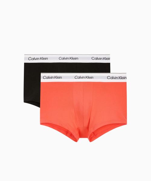 

[CK] Мужские плавки-боксеры Icon Cotton Stretch 2 шт. NB43911ZX [Отправка из Кореи] 100% Оригинал Black Hot Pink - S