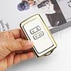 Gold Edge Tpu Shell Fob Car Smart Key Case Cover For Renault Talisman Espace Zoe Koleos Kadjar Clio Megane Scenic Dacia Sandero