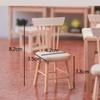 1/12 Dollhouse Miniature Furniture Wooden Chair High Chair Dollhouse Accessories