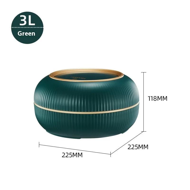 

Desktop Trash Can Push-open Lid Paper Basket Box Mini Living Room Office Creative Desktop Storage Bucket Home Daily Necessities зелёный