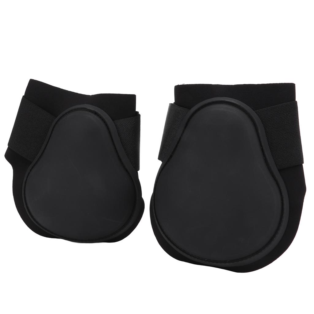 1 Pair Horse Support Boots Neoprene PU Shell Horse Hind Leg Boots for High Speed Sports