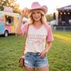 Women's Casual V-Neck Short-Sleeve Letter Print Top