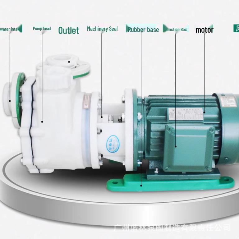 Fluoroplastic Alloy Self-Priming Pump for Strong Acid/Alkali Chemical Use