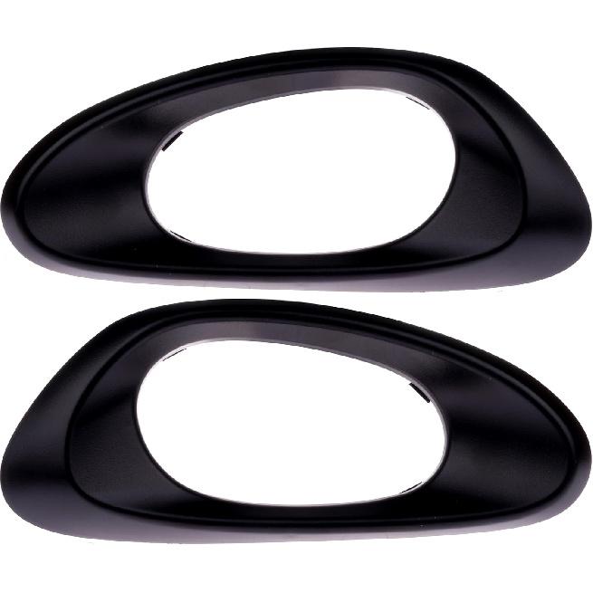 

ECCPP Door Handles Interior Inside Inner Front Driver Passenger Side for 2002-2009 for Chevy Trailblazer Black(Pack of 2)