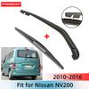 Rear Wiper Blade & Arm Set Kit For Nissan NV200 2010--2016 Windshield Windscreen Rear Window