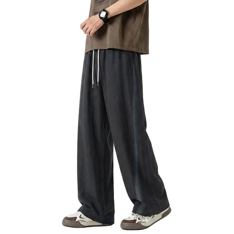 Losse Straight Leg Broek voor Heren, Casual Broek voor Heren