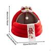 Cat Bed Sleeping Year Decoration Cute Sturdy Portable Kitten Warm Nest Small Pet Supplies