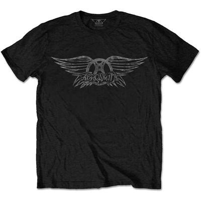 Aerosmith Vintage Logo 100% Cotton T-shirt Mens Tees Top Official Merchandise M/L/XL New-