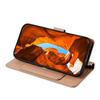 Wallet Case for Galaxy S26 Ultra - Leather/PU, Brown, With Lanyard