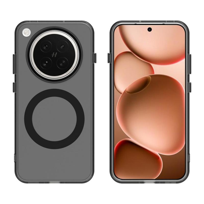 Pour OPPO Find X8S Étui Coque OPPO Find X8S Capas Transparent Chargement Sans Fil Magnétique Annulaire Mat Clair Fundas OPPO Find X8S