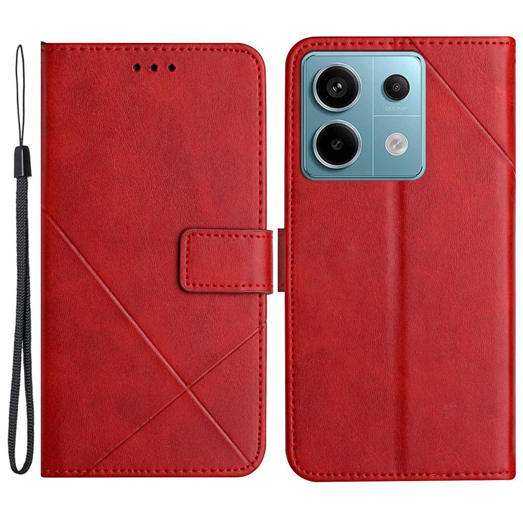 For Xiaomi Redmi Note 13 Pro 5G/Poco X6 5G Leather Case Wallet Stand Flip Phone Cover