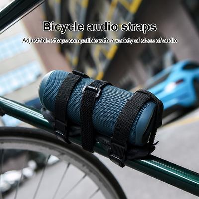 Sangles de montage Velcro pour vélo, équipement de cyclisme sur route, porte-bouteille d'eau, support de verre autocollant, support sonore