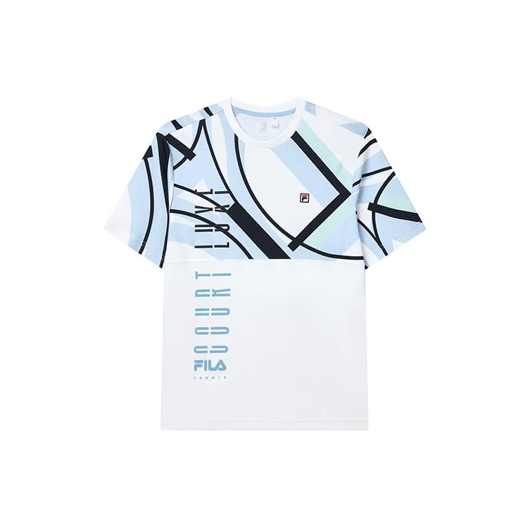 

New FILA Athletics T Shirt Men s All Over Print A11M223109FZA XL