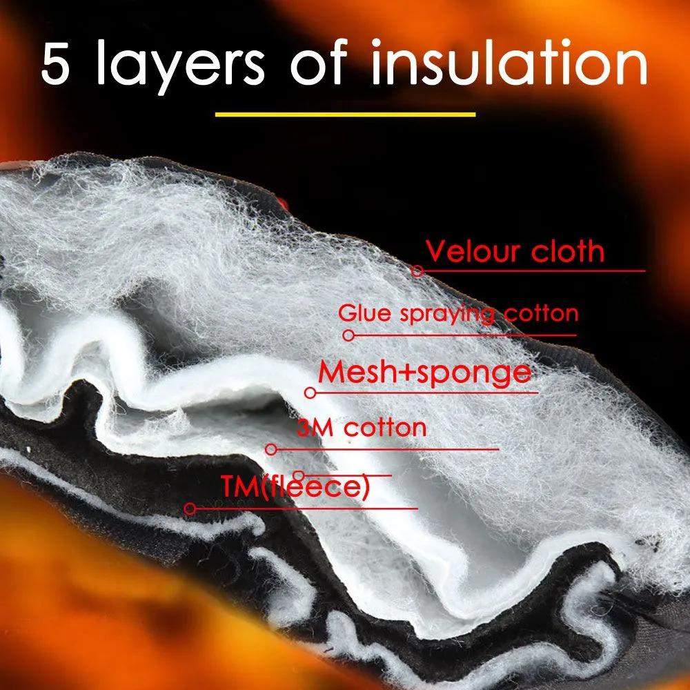Isolierte und wasserdichte Herren-Angelhandschuhe für die Winterhalbsaison für Arbeiter. Warme Skihandschuhe. Anti-Rutsch-Angelhandschuhe