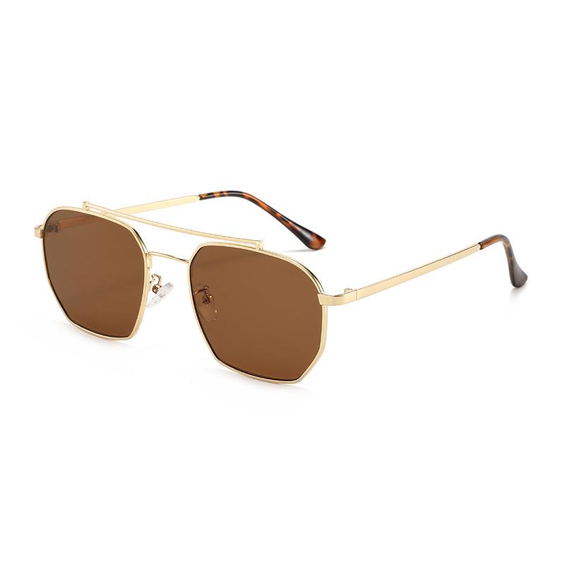 2026 Double Bridge Fashion Aviator Sunglasses - Men’s Street Style Sun Protection