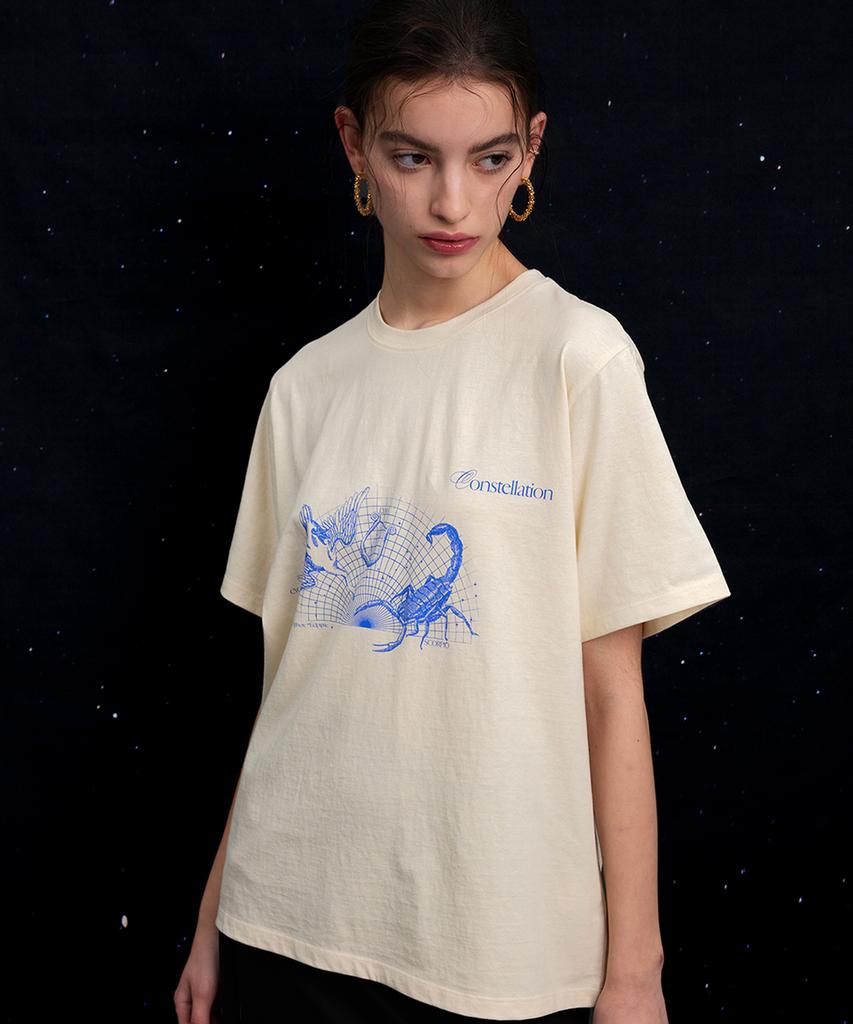 Heo Loose Fit Graphic Top_Ivory