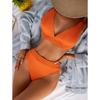 Sexy High-Waist Bikini Swimsuit 2025 New Independent Station Cross-Border Swimwear Separate Station Hot Sale Sensual Bikini Set
