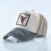 Cappellino da Baseball Ricamato con Aquila per Uomo e Donna - Stile Street, Cappello da Sole Versatile
