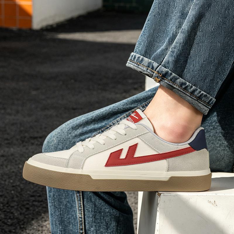 Warrior Couple Street Fashion Korean Style Simple Sports Casual Trendy Versatile Student Campus Lightweight Quick-Dry Low-Top Sneakers WXY-J860HJ05