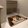 Cute Cat Decorative Floor Mat - Dirt & Wear-Resistant, Easy-Clean Entrance Mat
