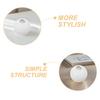 2Pcs White Glass Ball Lampshade G9 Metal Thread Replacement Glass Shade Round Globe Light Fixture Cover for Bedroom Dining Room