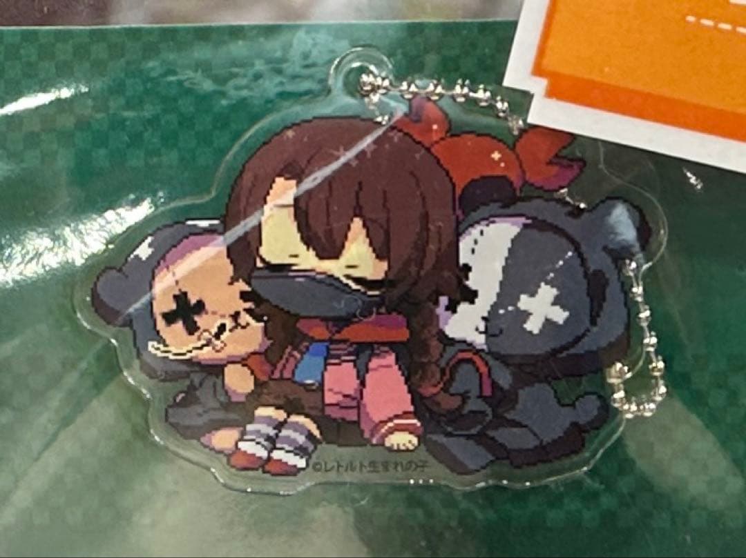 

[USED] Anonymous Delivery Retort Born Child Escape Game Acrylic Keychain Participant Bonus