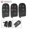 Bztopkey Smart Keyless Remote Key Blank Shell Case Diy 2/3/4/5Buttons For Fiat 500L 500X - Key Fob Cover