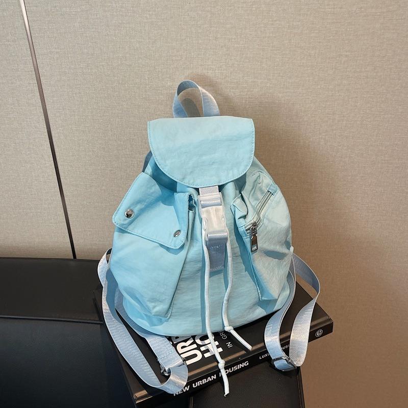 Casual Backpack Women's New Fashion Shoulder Handbag Large Capacity Lightweight Travel Oil Backpack