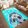 Hatsune Miku Square rugs are a great choice for living rooms, bedrooms, home décor, and as gifts.