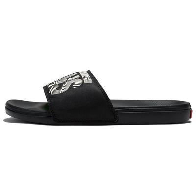 Sandale cu Alunecare La Costa Talpă de Cauciuc Unisex Încălțăminte Negru Alb VN0A5HF5BKA1